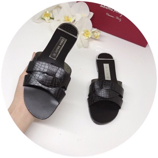 Dép lê zara vân rắn