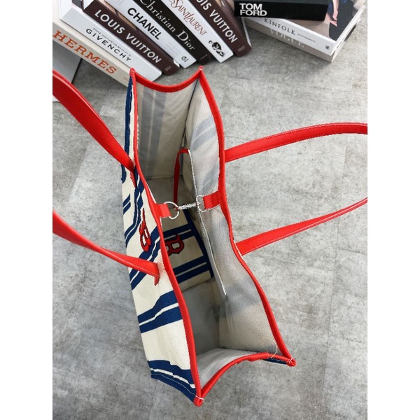 Túi tole MLPi  Boston Stripe chữ B