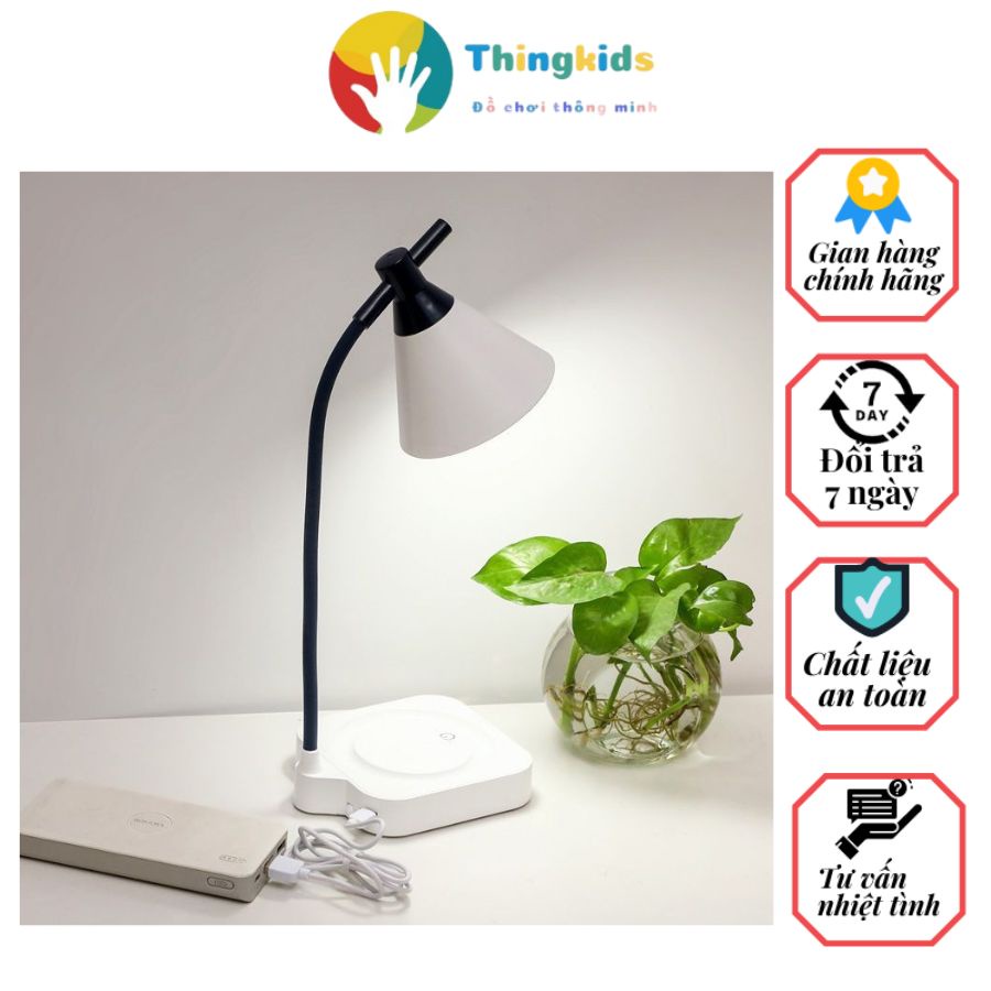 Đèn học led tích điện 3 chế độ sáng - Thingkids
