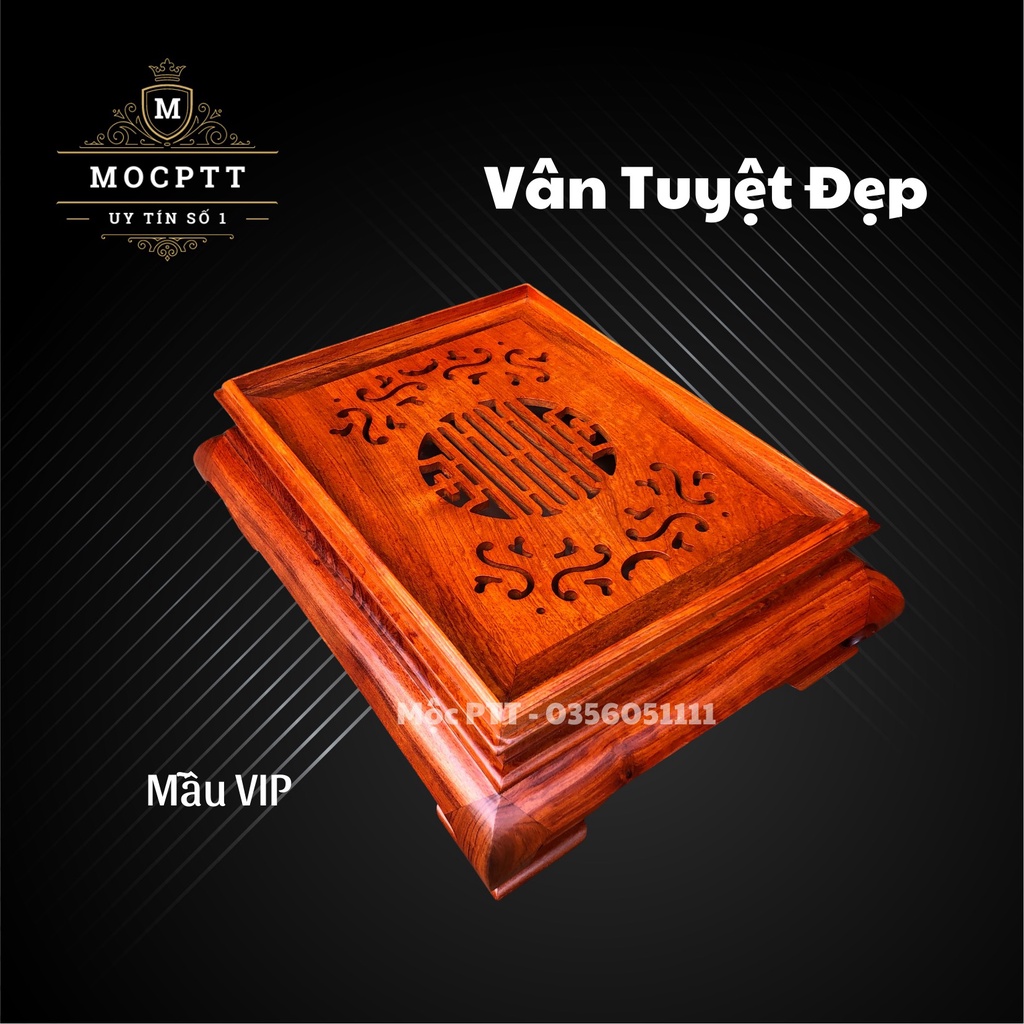 Khay Trà Gỗ Hương , Gỗ Cẩm mẫu Trơn VIP trang trí phòng khách phòng làm việc , đồ dùng để ấm chén , uống trà