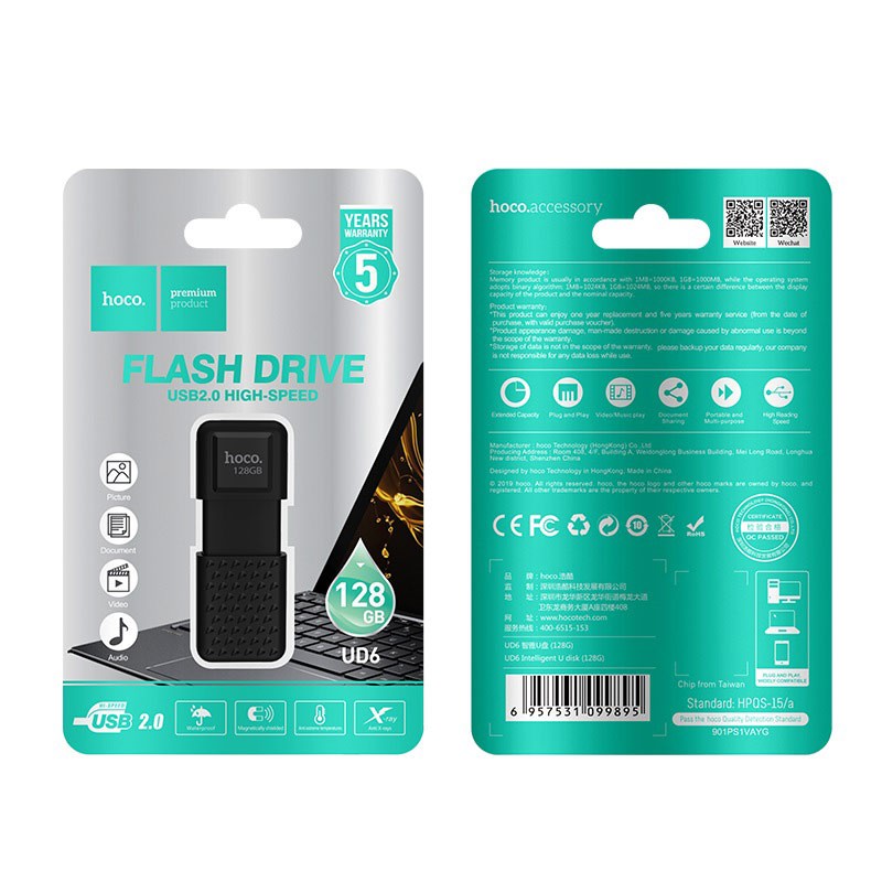 USB lưu trữ Hoco UD6 đủ dung lượng 4Gb, 8Gb, 16Gb, 32Gb, 64Gb truyền dữ liệu cực nhanh - Chính hãng | BigBuy360 - bigbuy360.vn