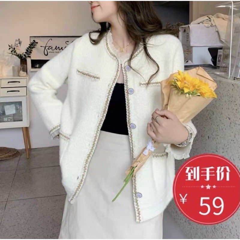 Áo len lông thỏ kim tuyến-Hàng Quảng châu cao cấp(vanusstore-LT3)