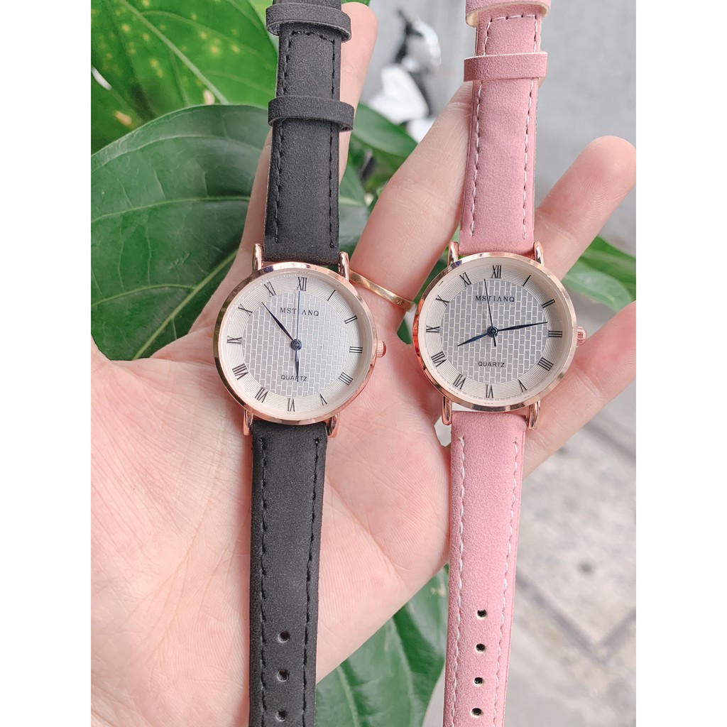 [GIÁ SỈ] ĐỒNG HỒ NỮ MSTIANQ DÂY DA SỐ LA MÃ SIÊU HOT HÀNG CỰC ĐẸP (NHIỀU MÀU) | BigBuy360 - bigbuy360.vn