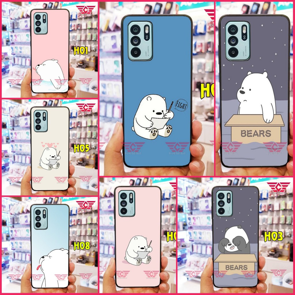 Ốp lưng OPPO RENO 5/ RENO 4/ RENO 3 GẤU DỄ THƯƠNG