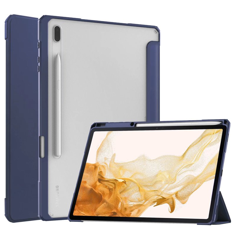 Bao Da Máy Tính Bảng Từ Tính Trong Suốt Cho Samsung Galaxy Tab S8 Plus S7 FE 12.4 inch SM-T736 Galaxy Tab Tap S7 FE 12.4 S7 S8 Plus