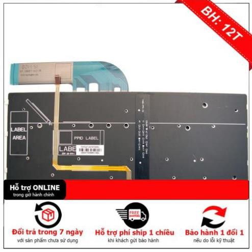 Bàn phím laptop Dell XPS 13 9343 13 9350 9360 0DKDXH NSK-LS0BW