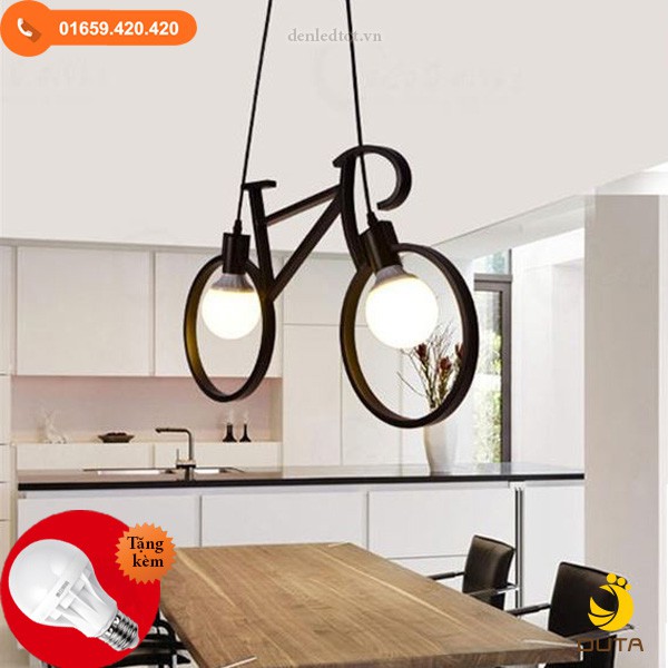 Đèn thả -  đèn trang trí hình kim xe đạp