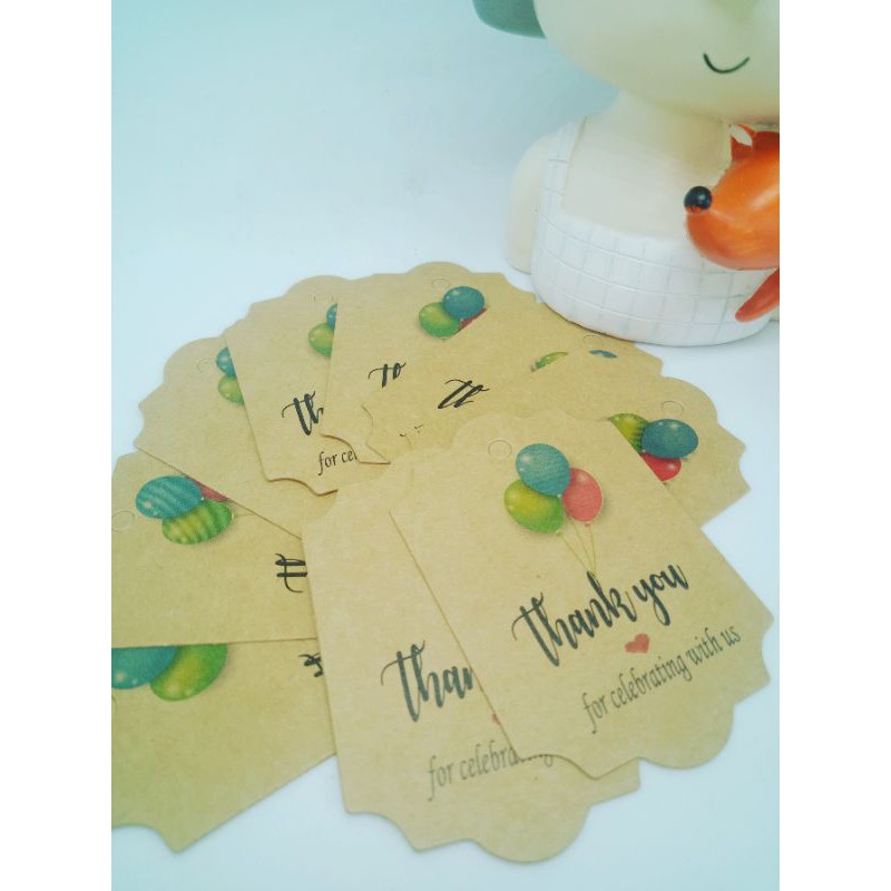 100 tag giấy kraft cảm ơn -35k