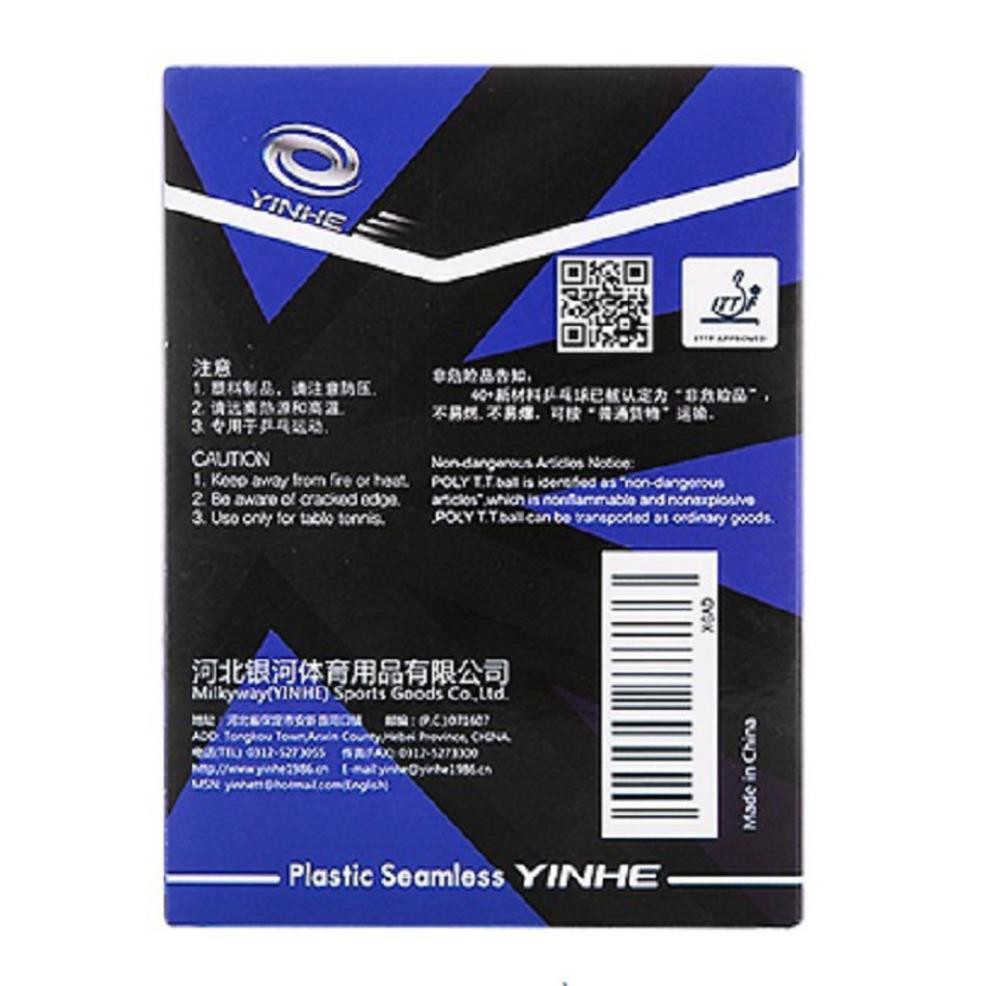 [GIÁ SỐC BL] Quả Bóng bàn YinHe xanh 40+ hộp 6 quả