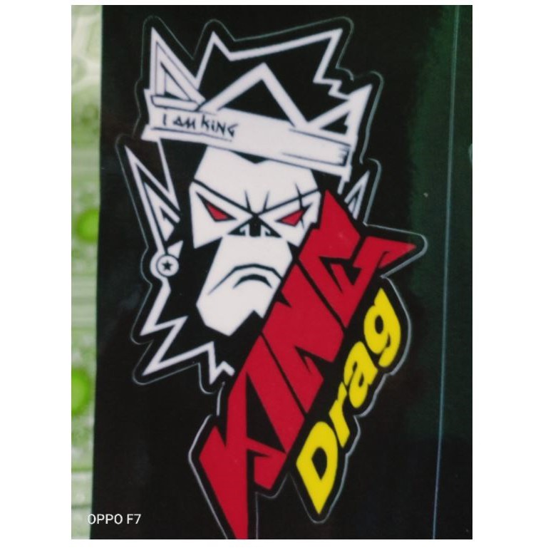 Tem Sticker Decal I'am King Drag Dán Xe Giá Rẻ