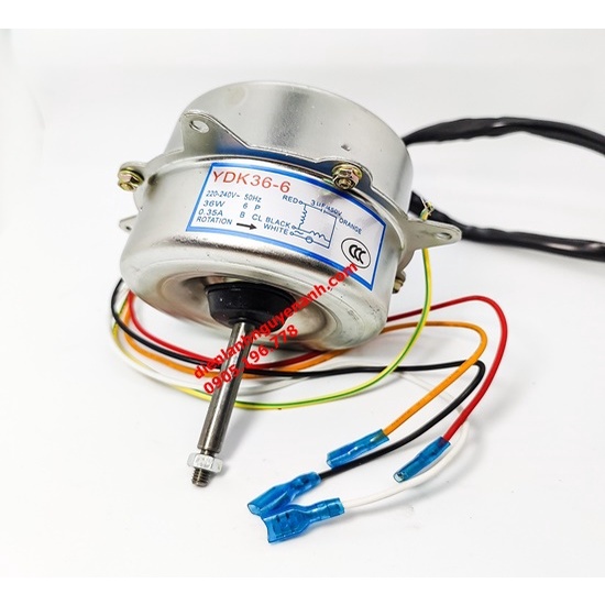 Moto Quạt Dàn Nóng Điều Hòa 36W Quay Xuôi Chiều Kim Đồng Hồ