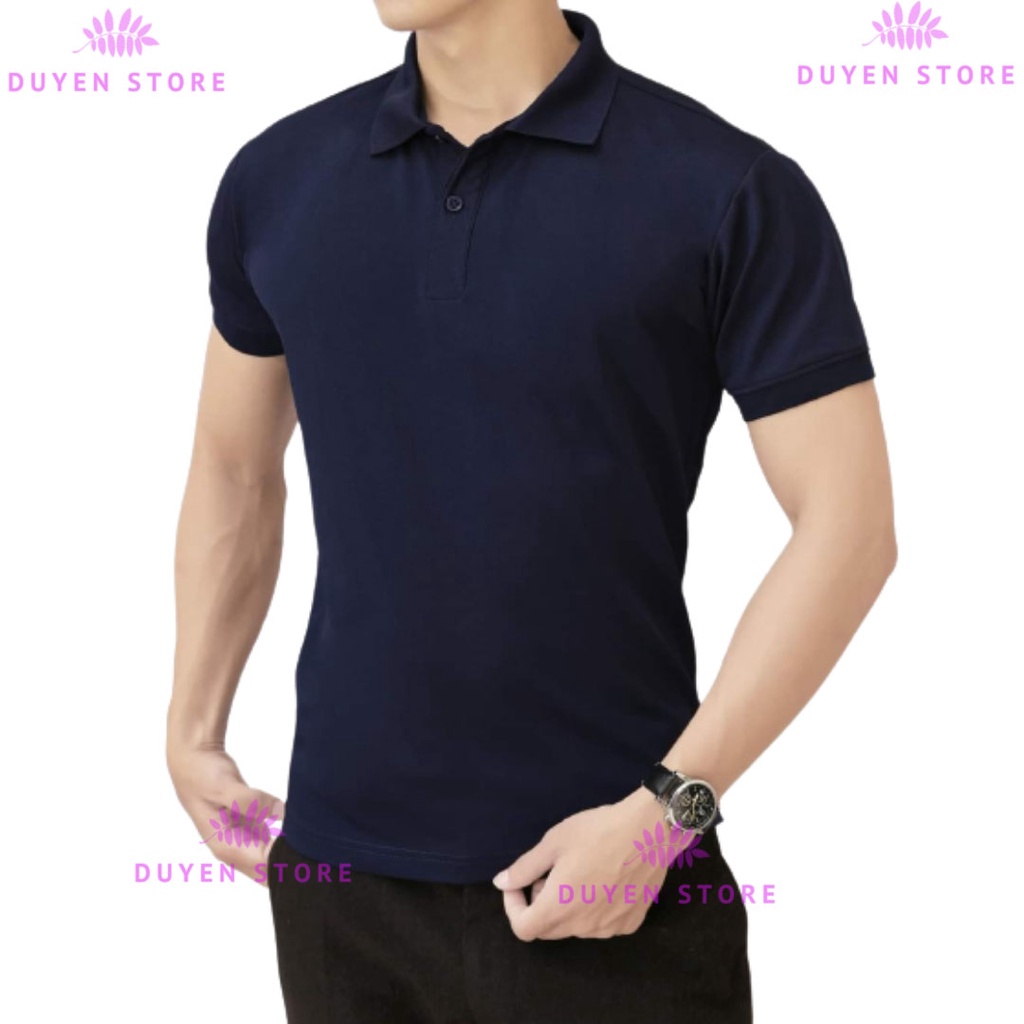 Áo Polo nam Cao Cấp Basic vải cá sấu Poly Thái kháng khuẩn, chống nhăn, thoáng mát (Size S - 3XL)