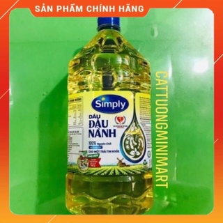 Dầu ăn đậu nành Simply 2L, 5L date mới nhất