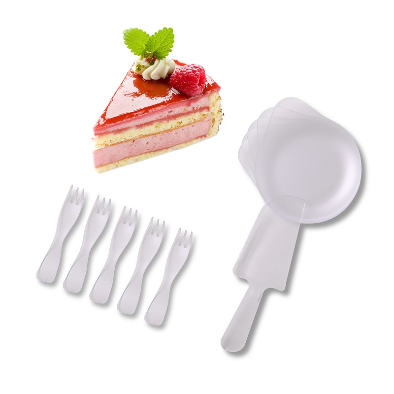 Bộ dụng cụ ăn OSSAYI bằng nhựa dành cho 5 người trong tiệc sinh nhật