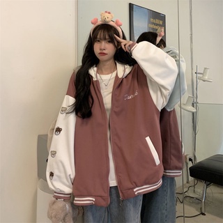 Áo Khoác bomber Có Nón Thời Trang Nữ