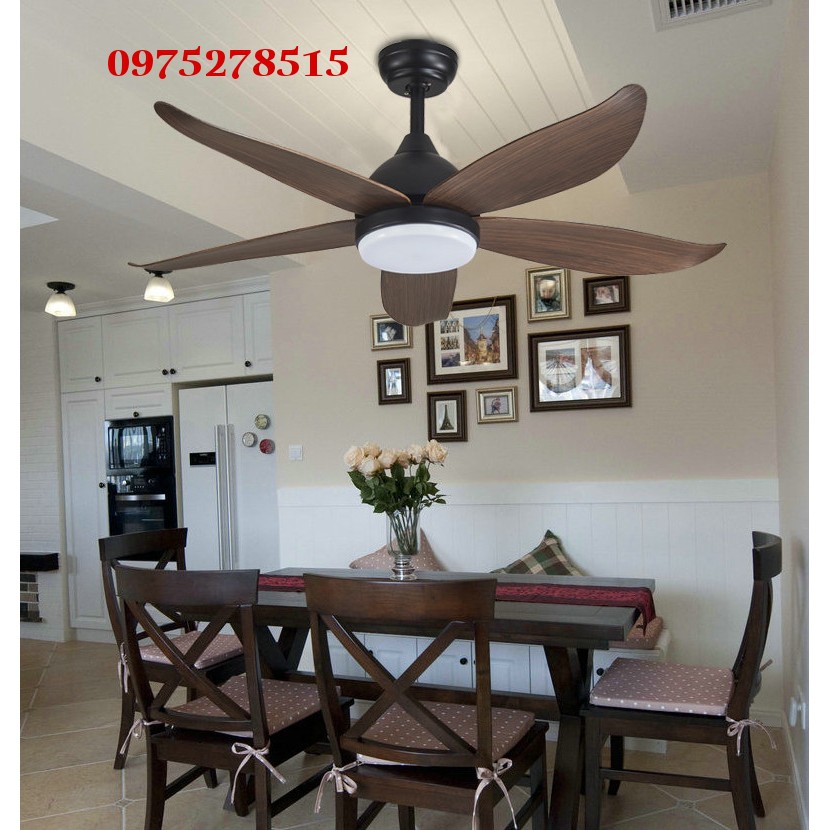 Quạt trần ALUX-K343Z, 6 Cấp Độ Gió, 3 Chế Độ Đèn, Động Cơ Lõi Đồng, 5 Cánh ABS, Có Điều Khiển Từ Xa  [Bảo Hành 5 Năm] | BigBuy360 - bigbuy360.vn