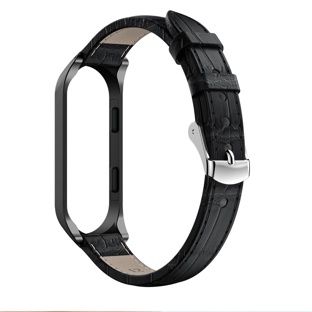 Dây Đeo Thay Thế Chất Liệu Da Mềm Cho Xiaomi Mi Band 6 / 5 / 4 / 3