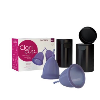 Combo 2 cốc nguyệt san Claricup nhập khẩu chính hãng Pháp