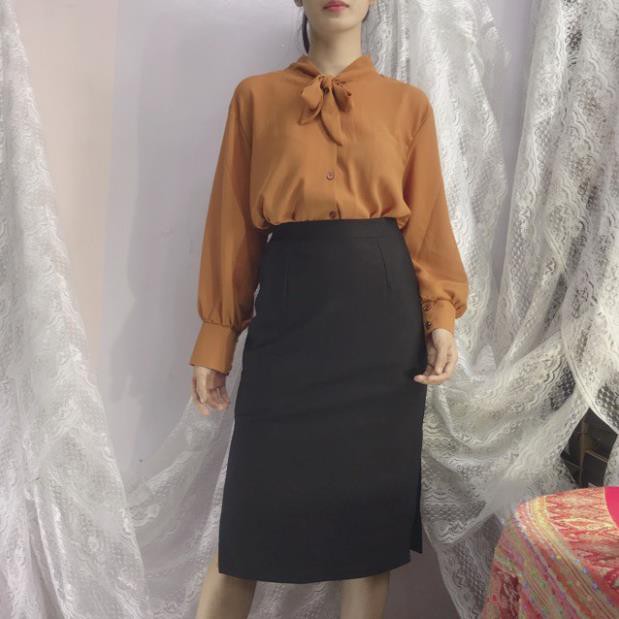 12.12 Xả - [Có size eo <76cm] Chân váy bút chì xẻ 2 tà thun co giãn mạnh DÀI 63CM Y88 ' 2021 . ᴬ : | BigBuy360 - bigbuy360.vn