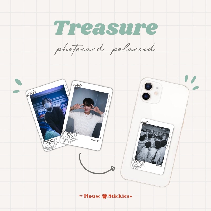 Thẻ Ảnh Polaroid In Hình Kho Báu Độc Đáo