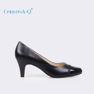 Giày nữ cao gót mũi tròn Christina-Q GBT074