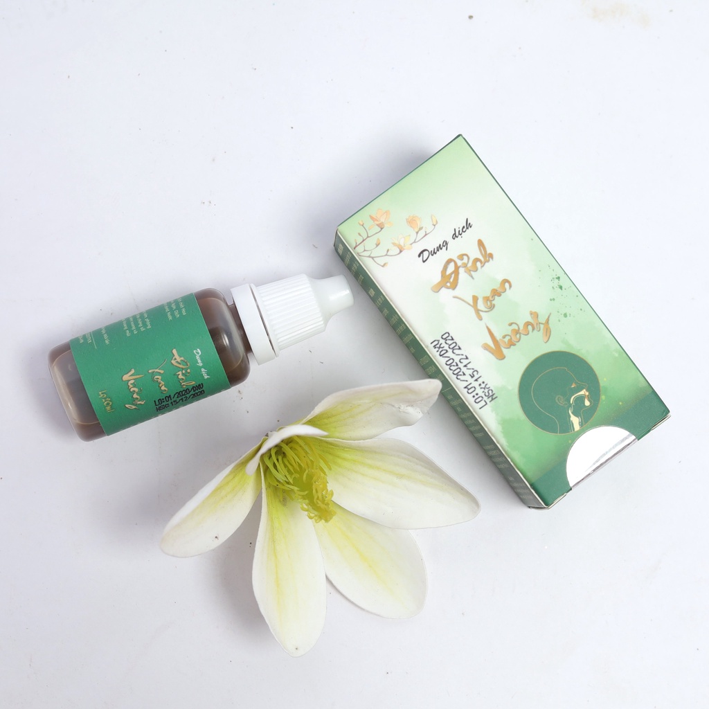 Dung dịch nhỏ mũi thảo dược Đỉnh Xoan Vương lọ 20ml hỗ trợ viêm xoang mũi dị ứng, giúp giảm đau đầu - Đông Y Lan Chi