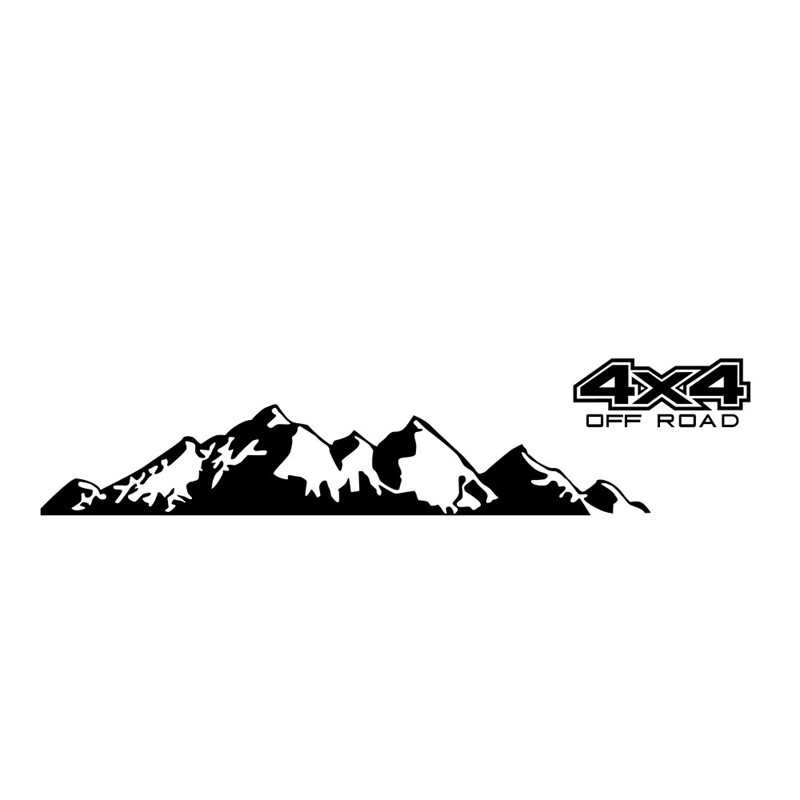 Car Sticker 4X4 Off Road Graphic Decal for Ford Ranger Raptor Pickup