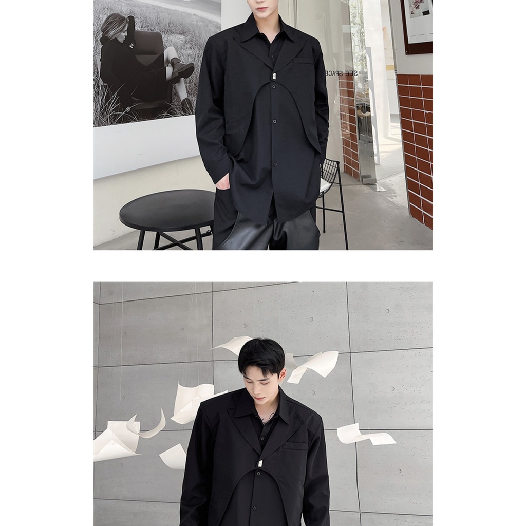 Áo Sơ Mi Nam Phong Cách Nirvanan Phong Cách Mới Mùa Thu 2024
