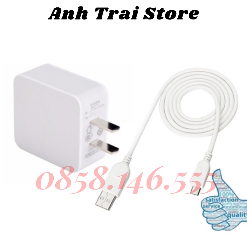 Bộ Sạc Oppo Hãng AK717 Chân Micro USB - Dòng điện 2A ổn định