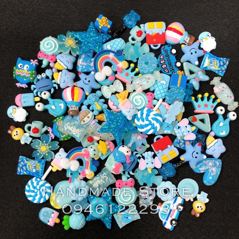 Combo 10 charm theo tone màu