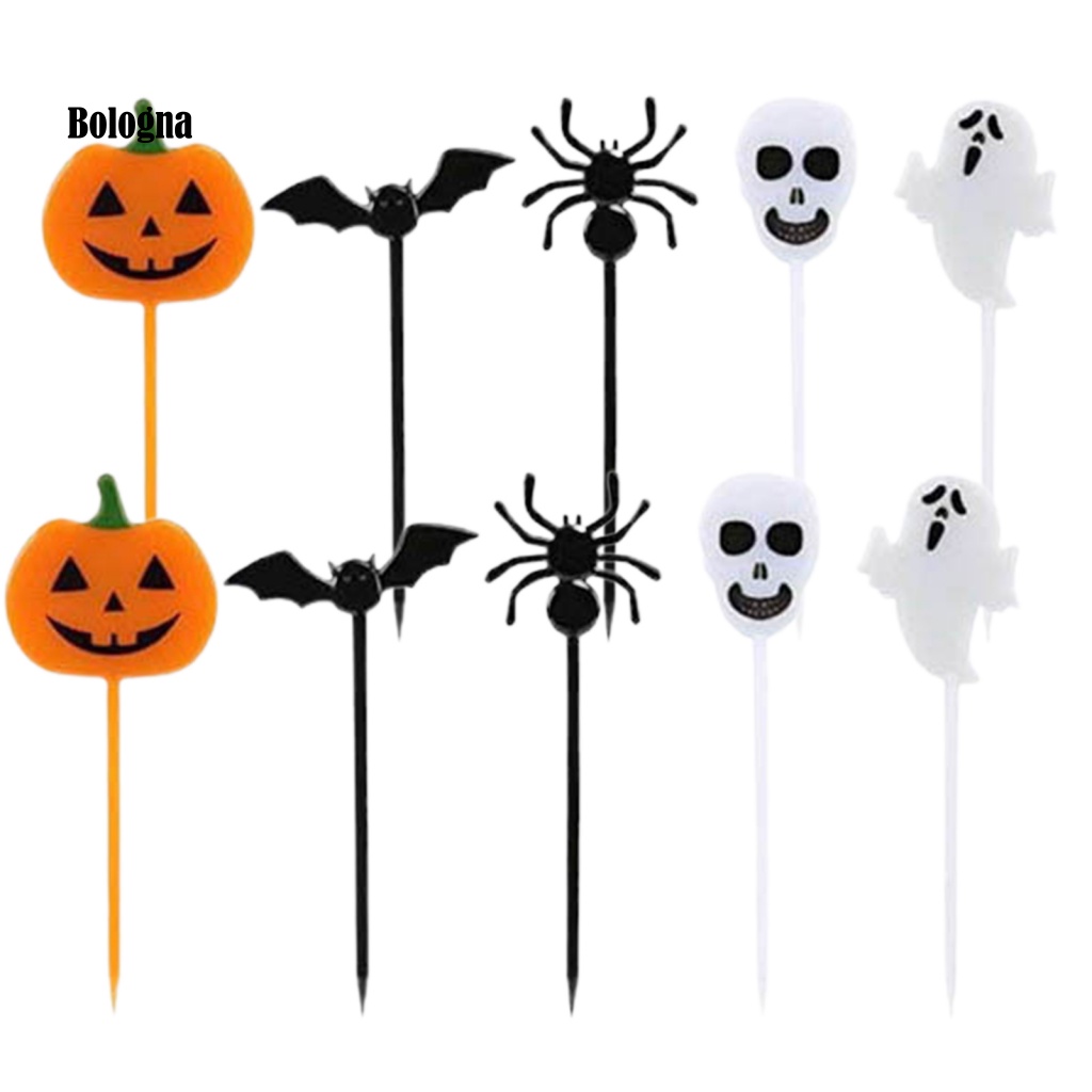Phụ Kiện Trang Trí Bánh Kem Phong Cách Halloween Màu Sắc Tươi Sáng