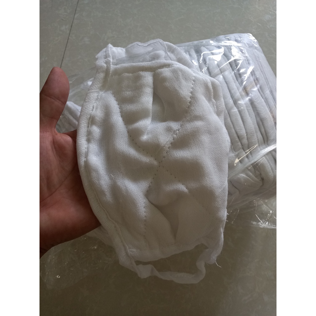 Khẩu trang sợi loại dày nhiều lớp