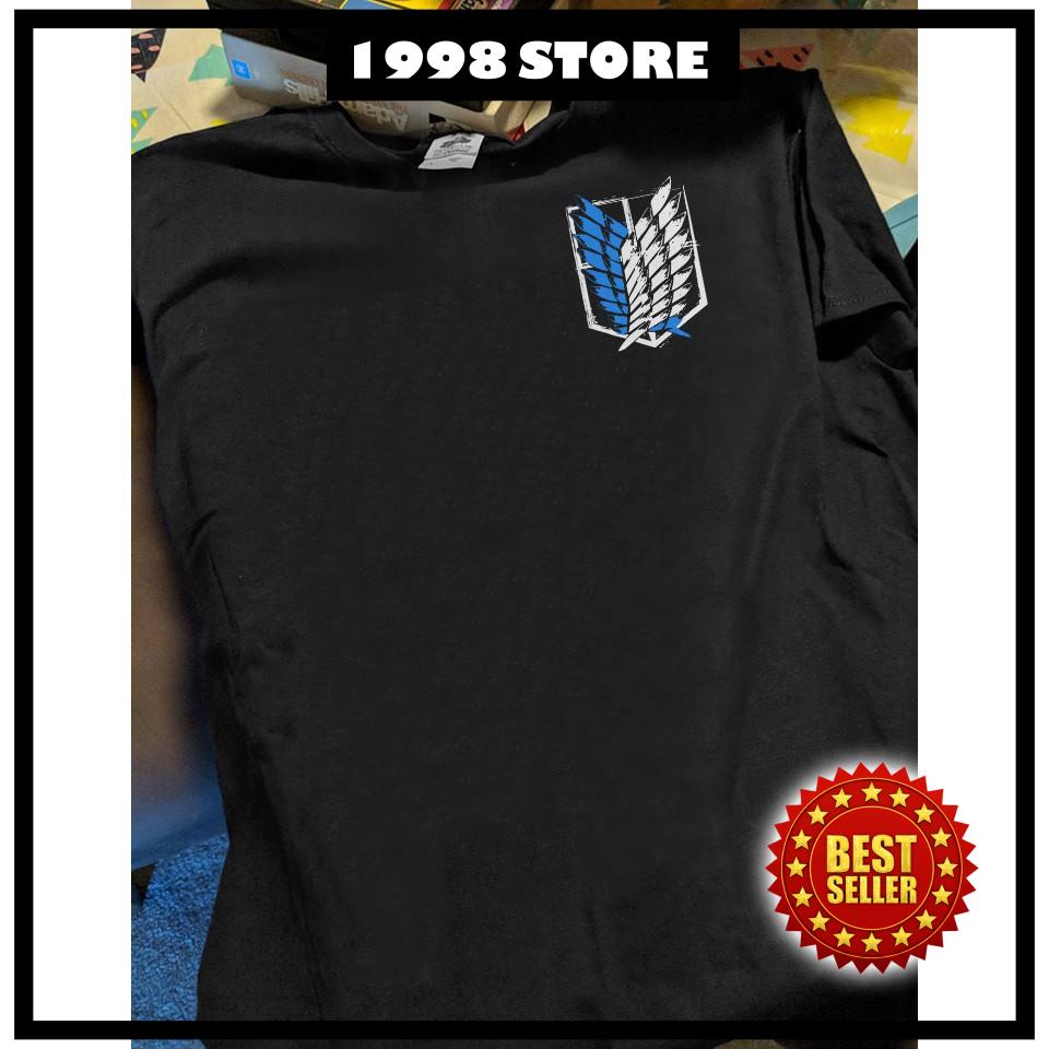 Áo thun cực ngầu Attack On Titan Logo Trinh Sát Đoàn