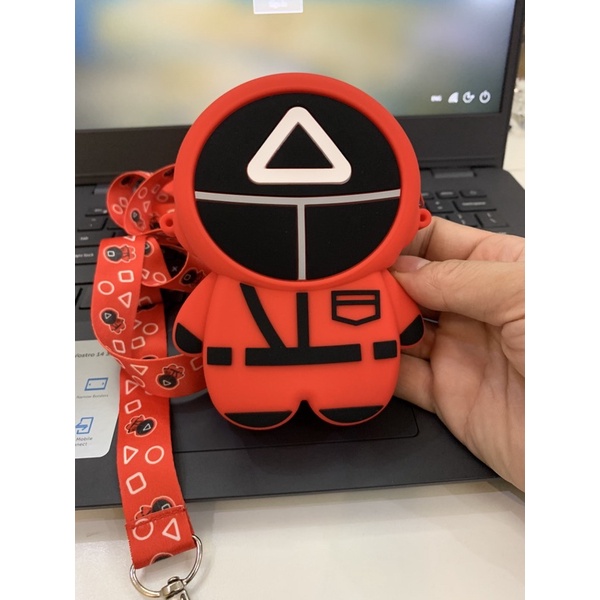 [ Rẻ Vô Địch] Pop ít túi đeo mẫu Squid game đeo chéo phiên bản giải toả căng thẳng MINI cho bé.