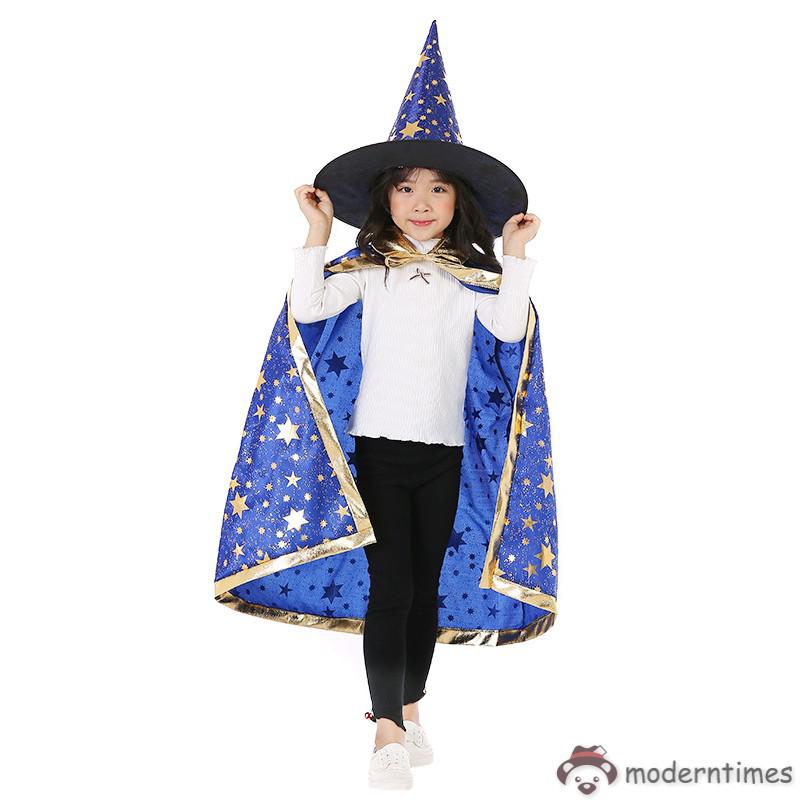 Bộ trang phục hóa trang phù thủy dự tiệc halloween dành cho BÉ.