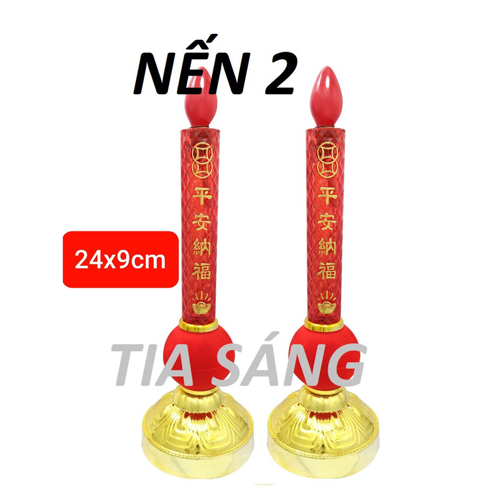 Đèn Thờ Nến 1/2/3/4/5 Tia Sáng - Cao Cấp