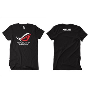 🔥Siêu Rẻ🔥 [GIÁ SHOCK] Áo Thun In Biểu Tượng ASUS ROG MÀU ĐEN