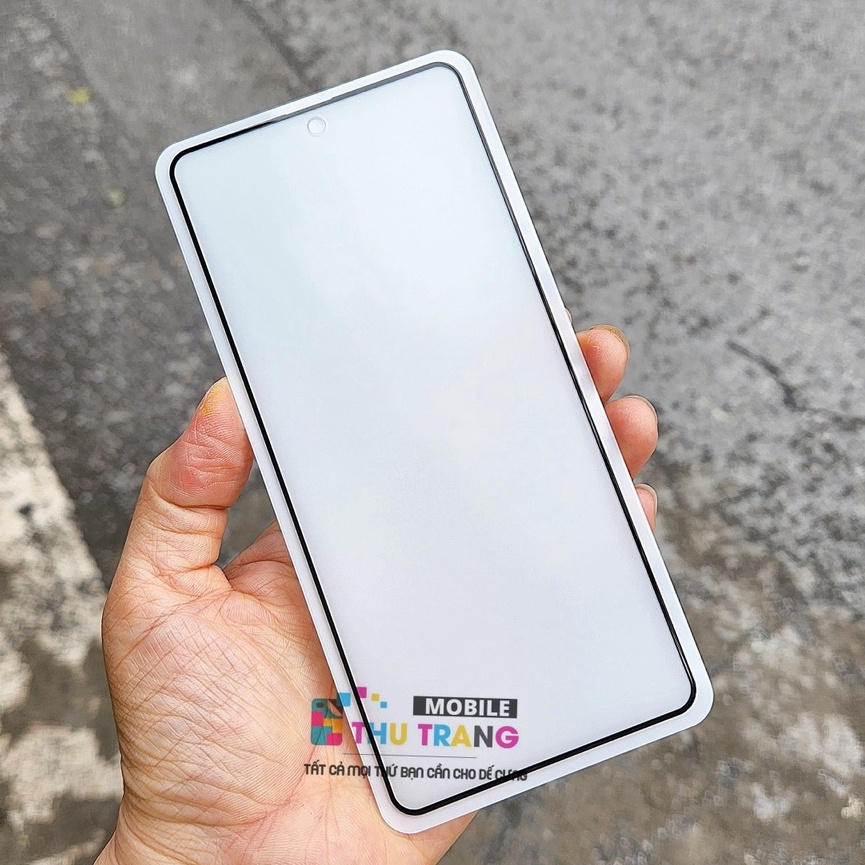 Kính cường lực chống vân tay XỊN Samsung M51 M52 A53 A73 M53 A71 A72 Note 10 Lite S10 Lite A52 A52S S20 FE A51 Full viền