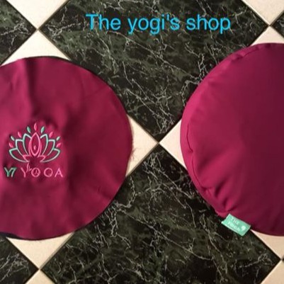 [ Êm ái] Bồ Đoàn (Gối đệm) Vỏ Đậu Xanh - Kích thước: đường kính 25cm, cao 8cm - Yoga Guru