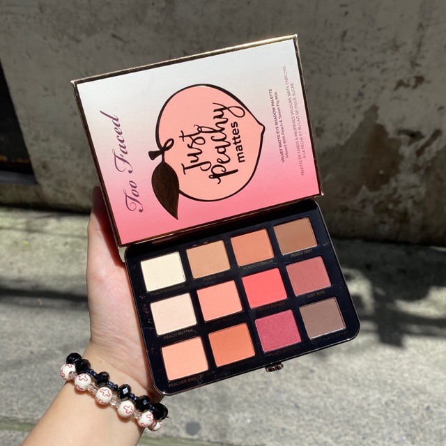 BẢNG PHẤN MẮT TOOFACED JUST PEACHY MATTES.