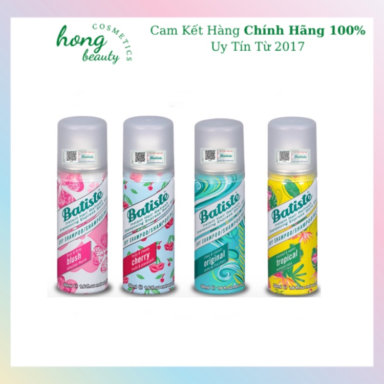 Dầu Gội Khô Dry Shampoo Batiste 50ml