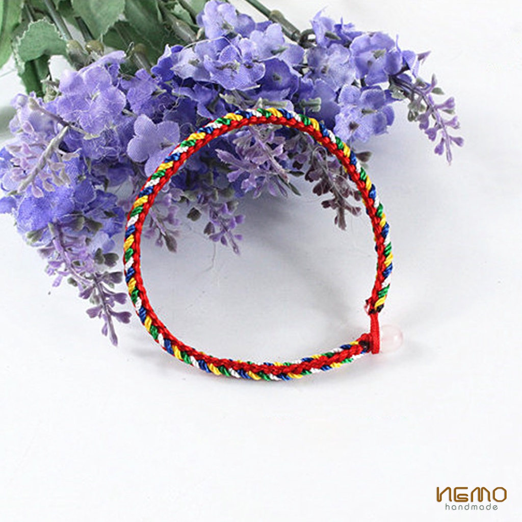 Vòng đeo tay ngũ sắc Bình An Nemo Handmade - DTEF