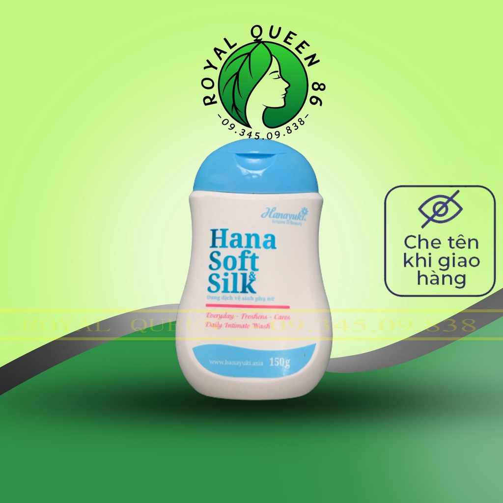 Dung Dịch Vệ Sinh Hana Soft Silk   Vệ Sinh Phụ Nữ Hanayuki  Làm Hồng Vùng Kín Sạch Thơm Khử Mùi Giảm Ngứa