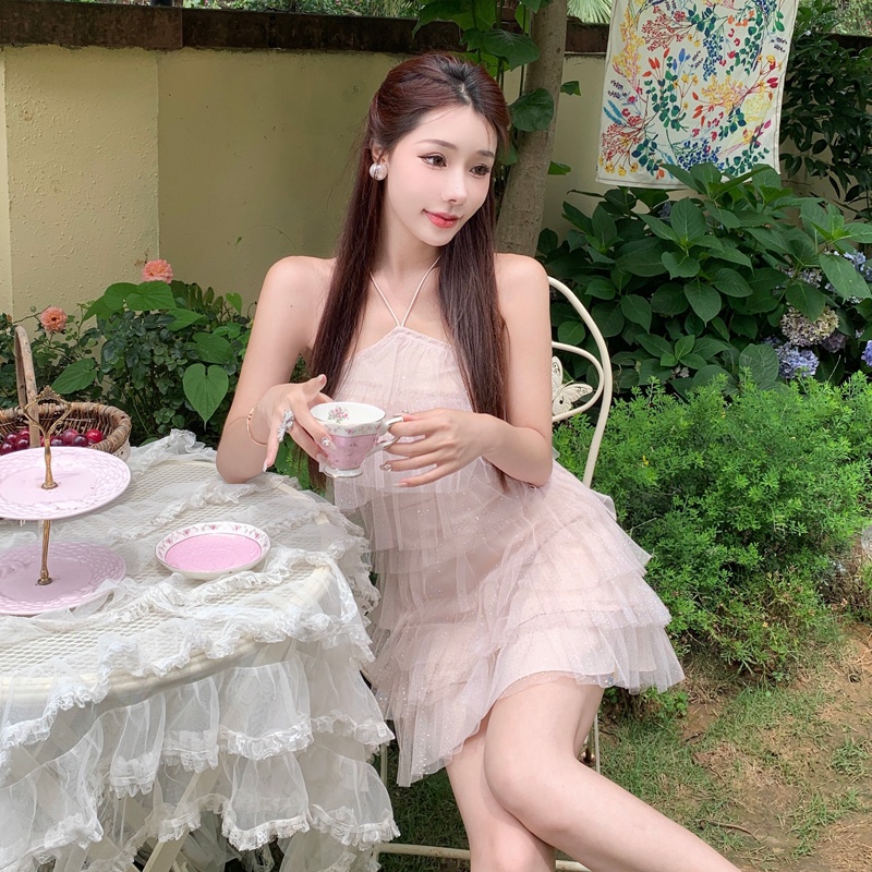 Đầm Hai Dây Lưng Cao Dáng Ôm Thời Trang Mùa Hè 2022 Cho Nữ