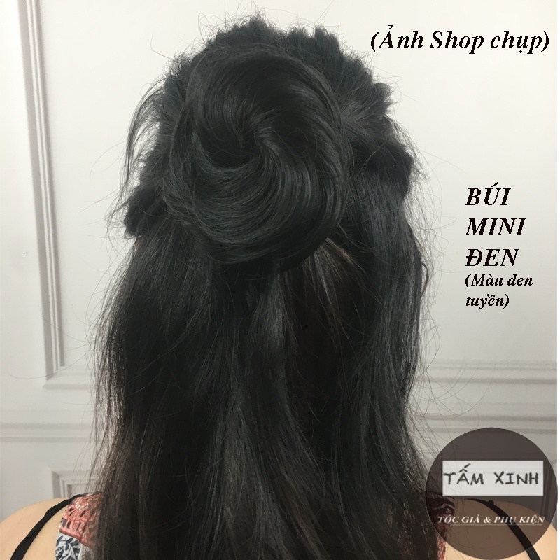 Búi tóc giả mini dạng kẹp tiểu thư sang chảnh tạo kiểu đẹp