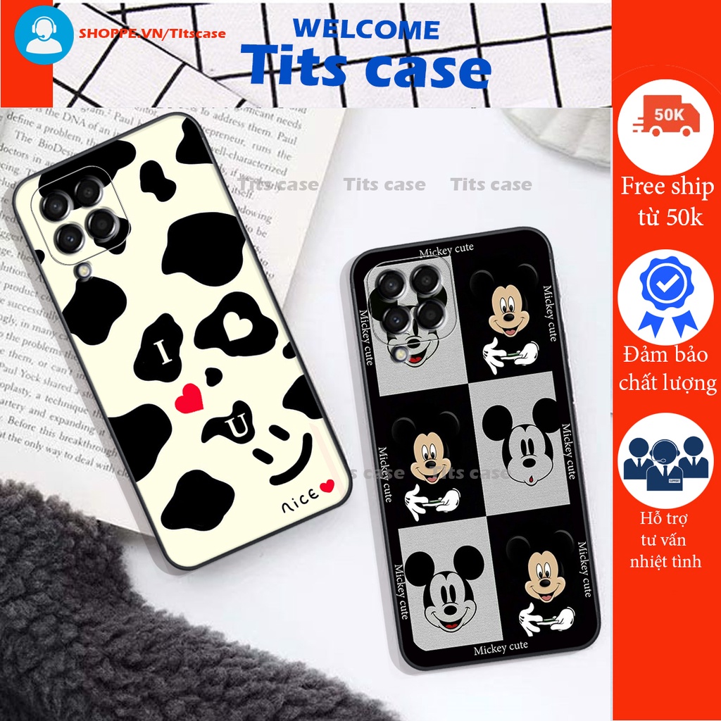 Ốp lưng  Samsung Galaxy M33 5G / M53 / M62 / M63 in hình bò sữa, gấu be@r, cute cực  ĐỈNH -  cực CHẤT-  cực COOL