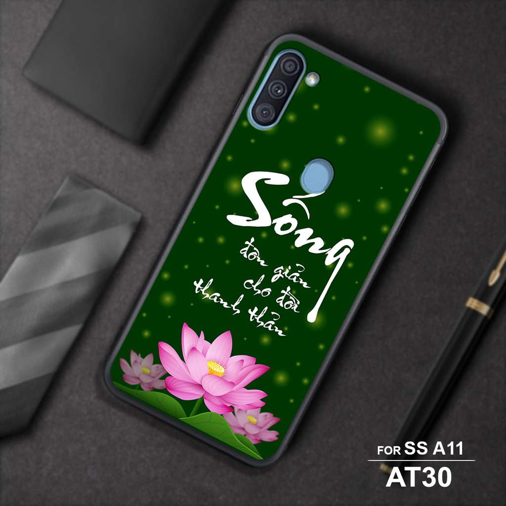 Ốp điện thoai in hình Phong cách THƯ PHÁP cho máy SAMSUNG A11- M11