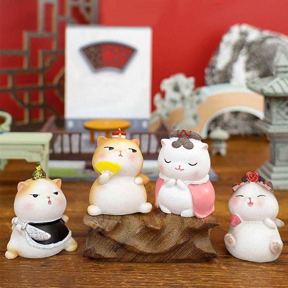 LAKAMIER Đồ trang trí Chú Mèo Bằng Nhựa Resin Để Bàn Trang Trí Tiệc Tùng