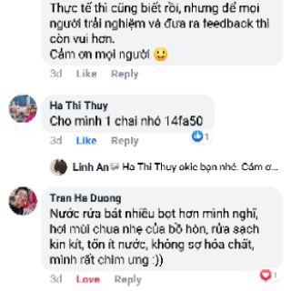 Nước rửa bát chén Bồ Hòn