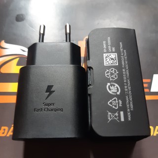 Bộ sạc nhanh Samsung 25W chính hãng Note 10 Note 20 A71, A70, A80, A90, S20, S20+, S20 Ultra - Bảo hành 12 tháng
